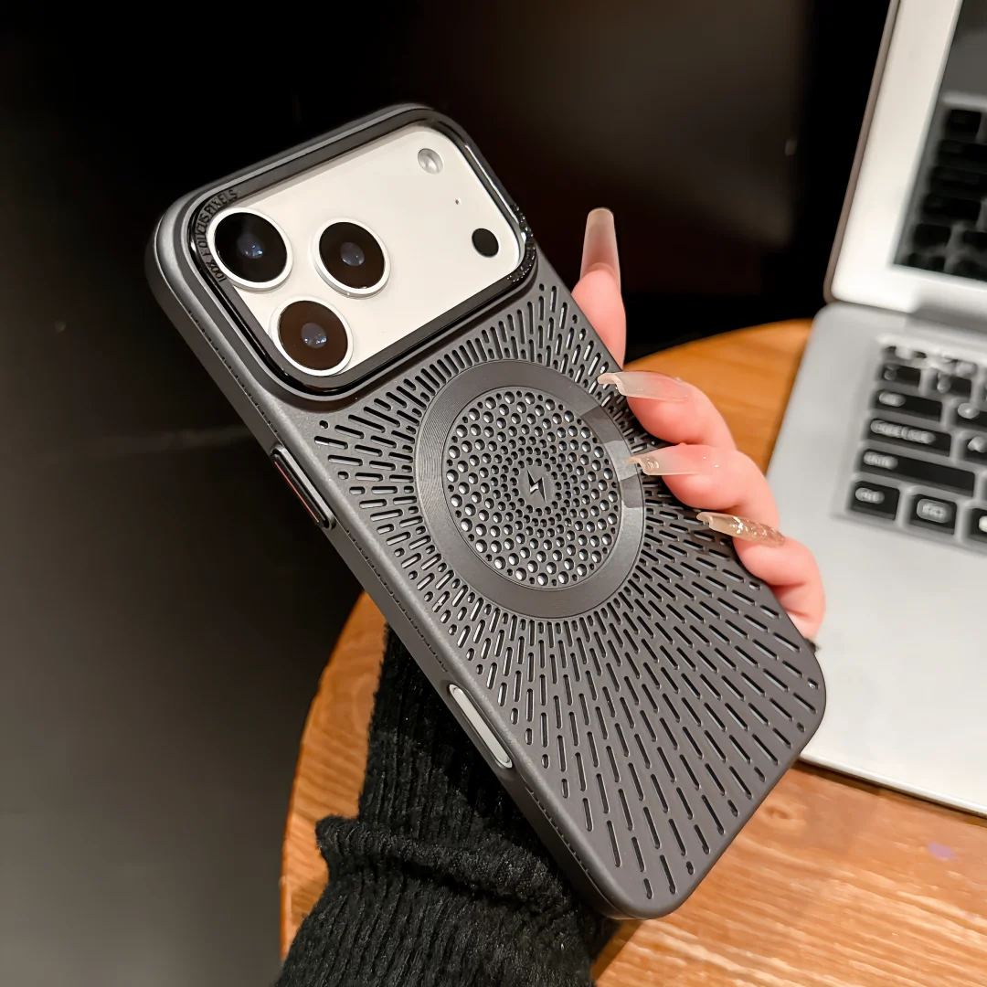 Magsafe Breathable Cooling Hard PC Phone Case for iPhone