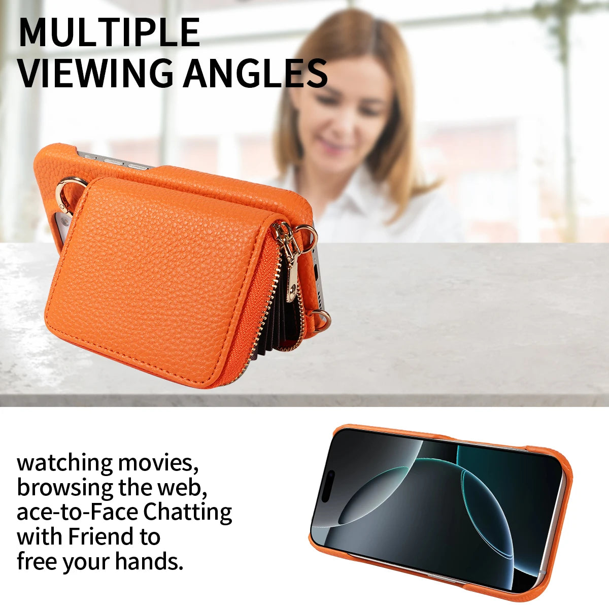 High Quality Faux Leather Phone Case for Iphone