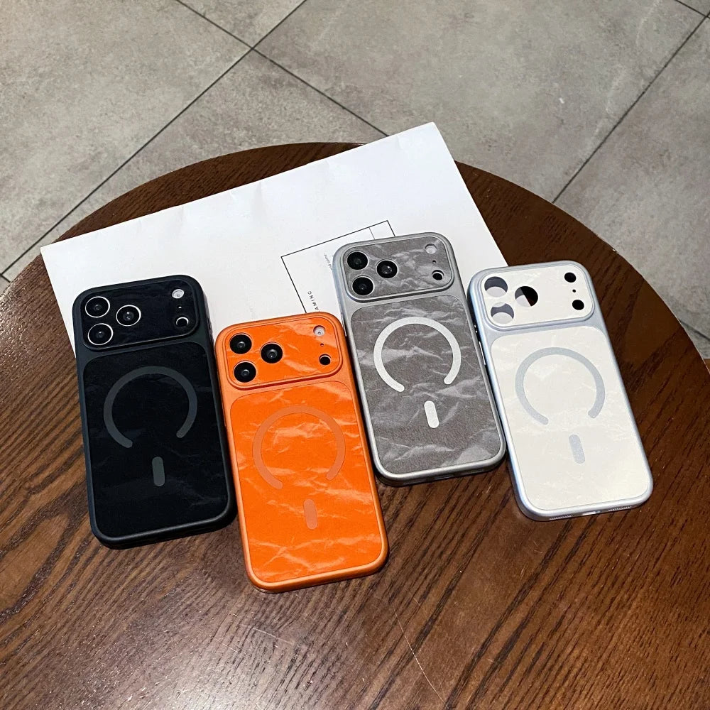 Instant Transformation Magnetic Leather Case for iPhone