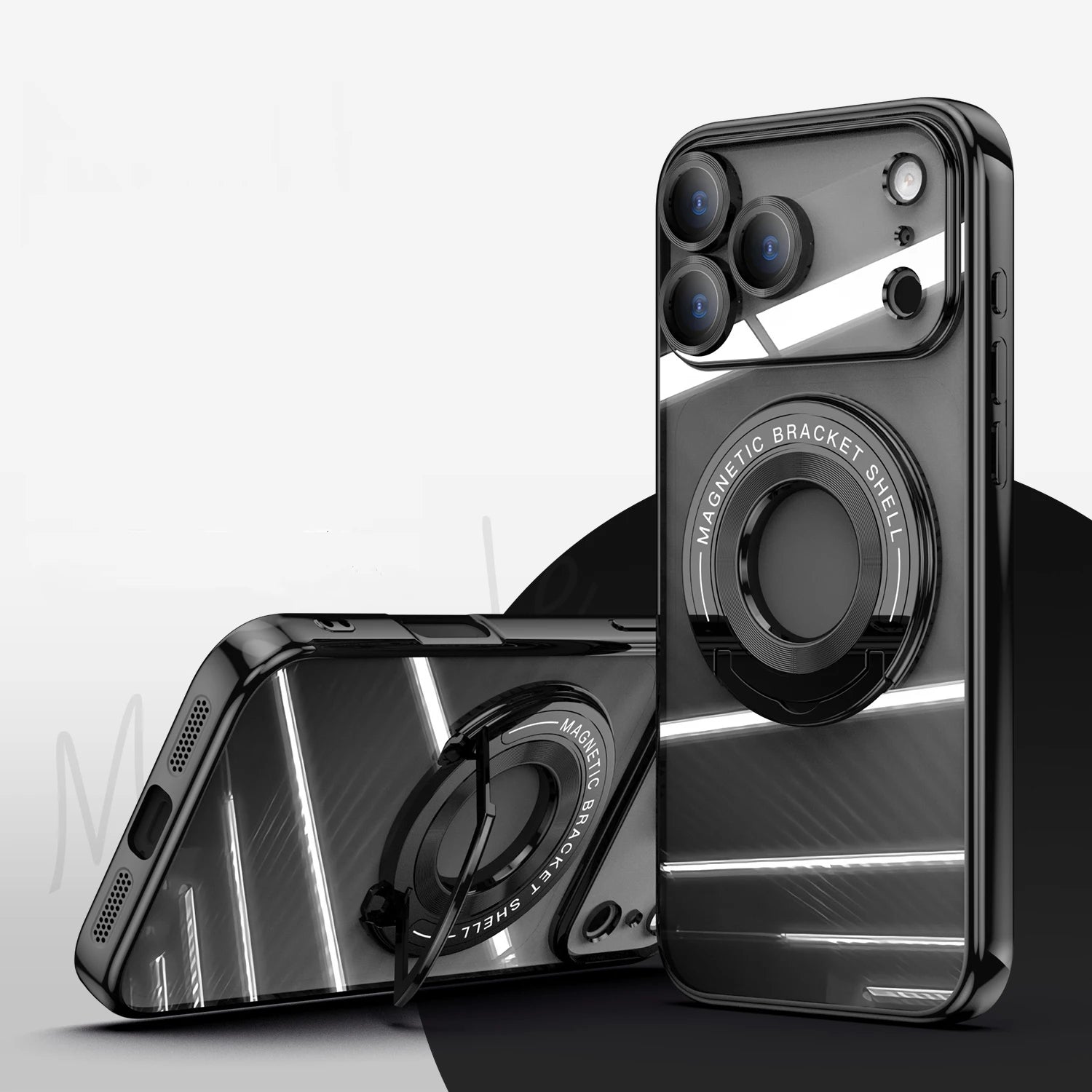 Retractable Folding Stand Magnetic Magsafe Case For iPhone