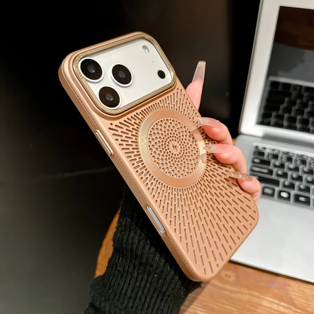 Magsafe Breathable Cooling Hard PC Phone Case for iPhone