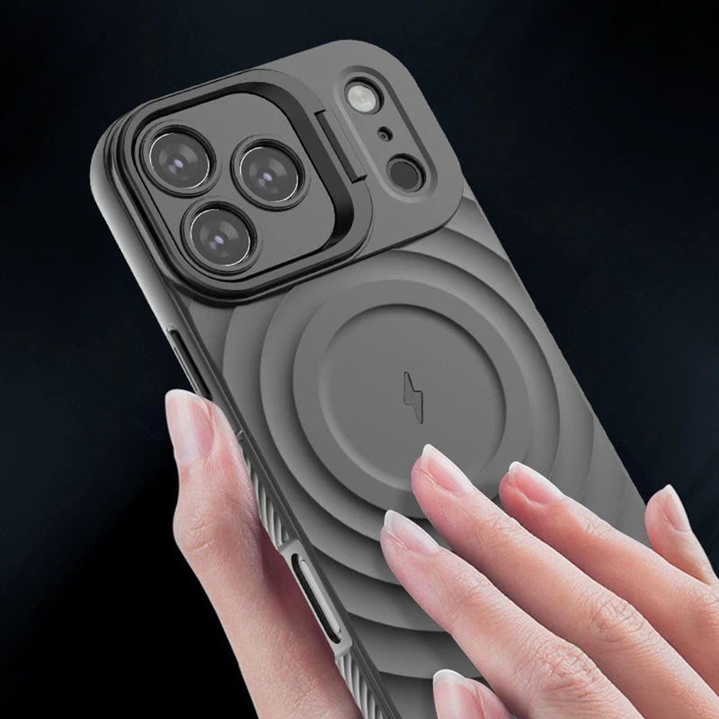 Fold Lens Stand Ripple For Magsafe Case for iPhone