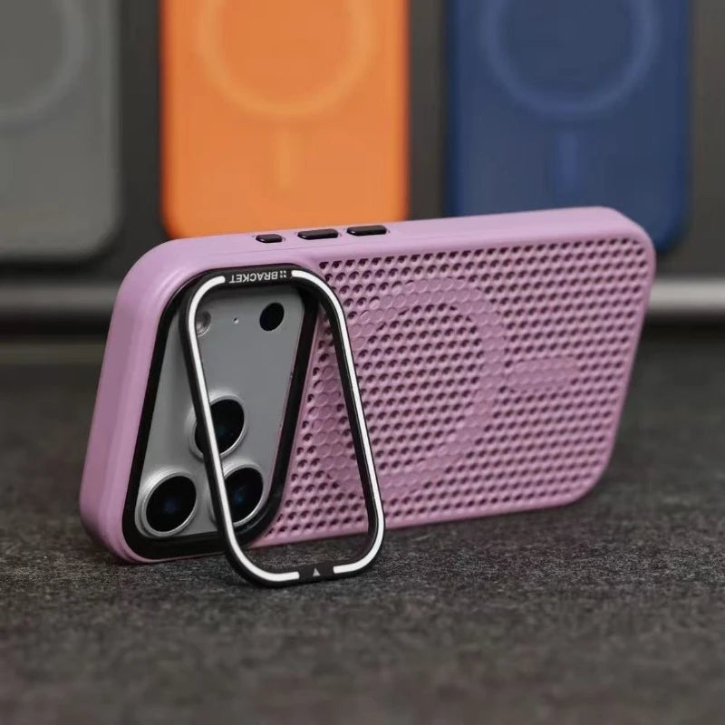 Camera mount mesh cooling case for iPhone For Magsafe