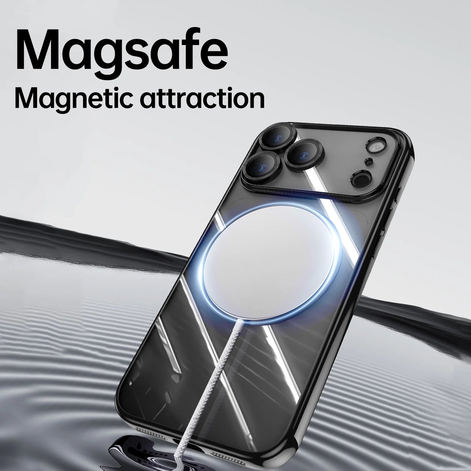 Retractable Folding Stand Magnetic Magsafe Case For iPhone