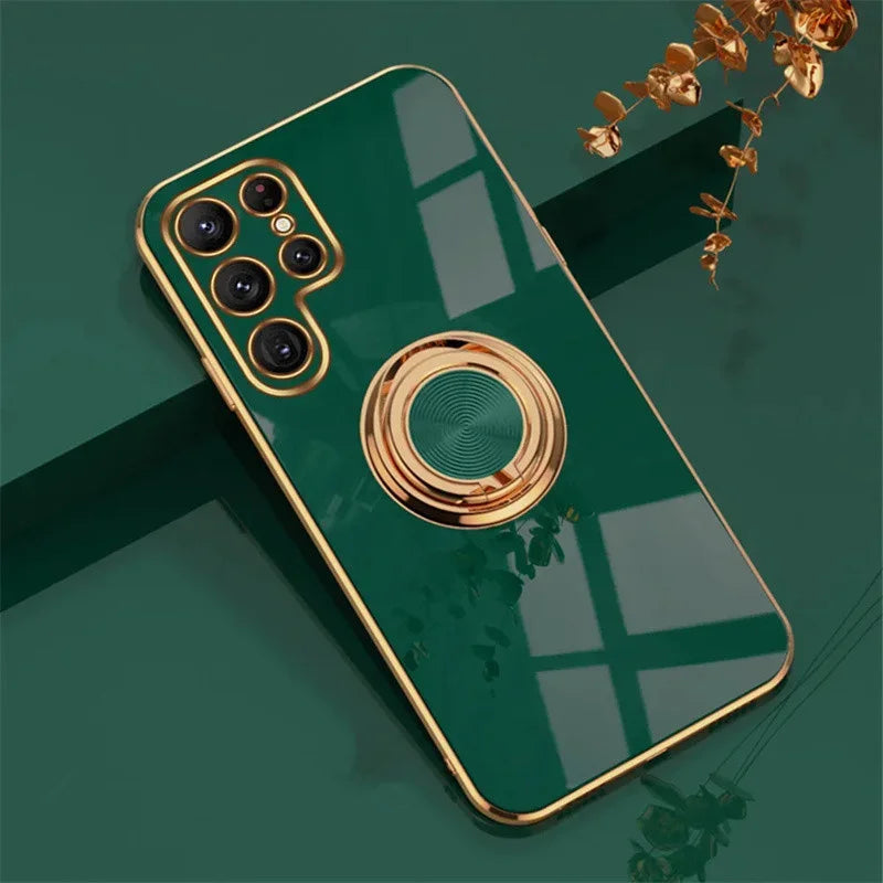 Luxury Tpu Ring Holder Phone Case For Samsung Galaxy