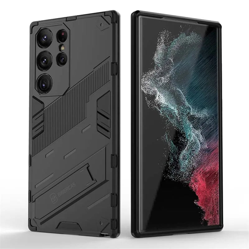 Armor Kickstand Magnetic Holder Case For Samsung