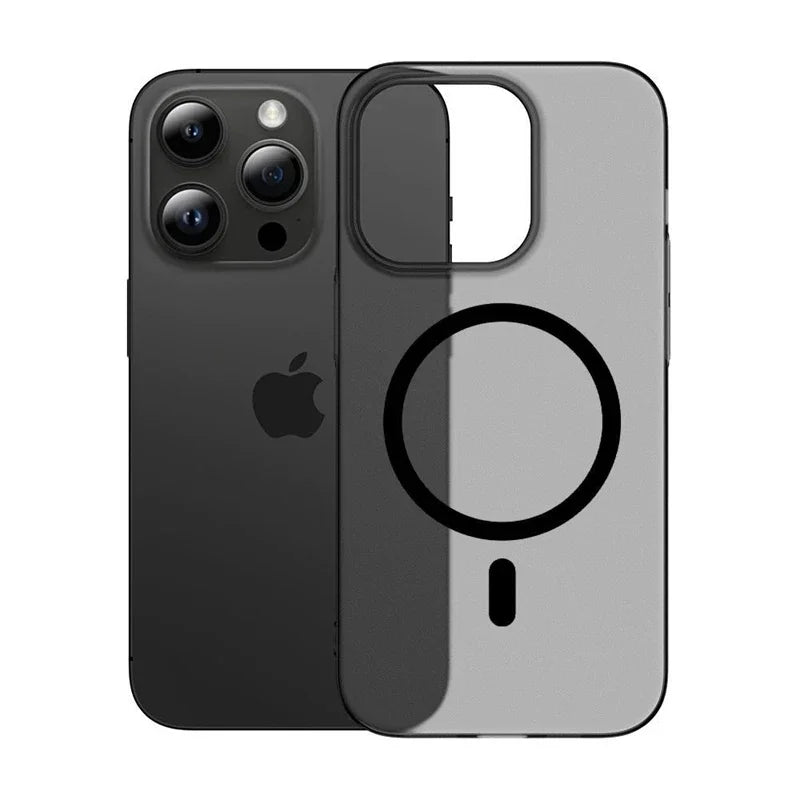 Ultra thin matte magnetic phone case suitable for iPhone