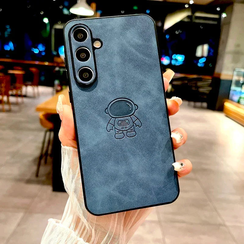 Sheepskin astronaut phone case for Samsung