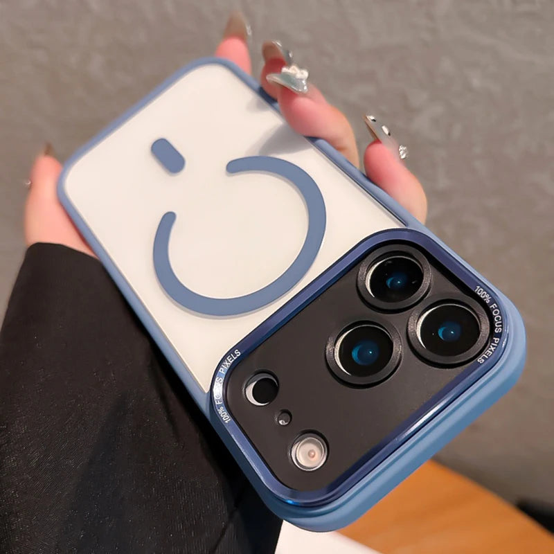 Transparent Metal Camera Bumper Cases For iPhone