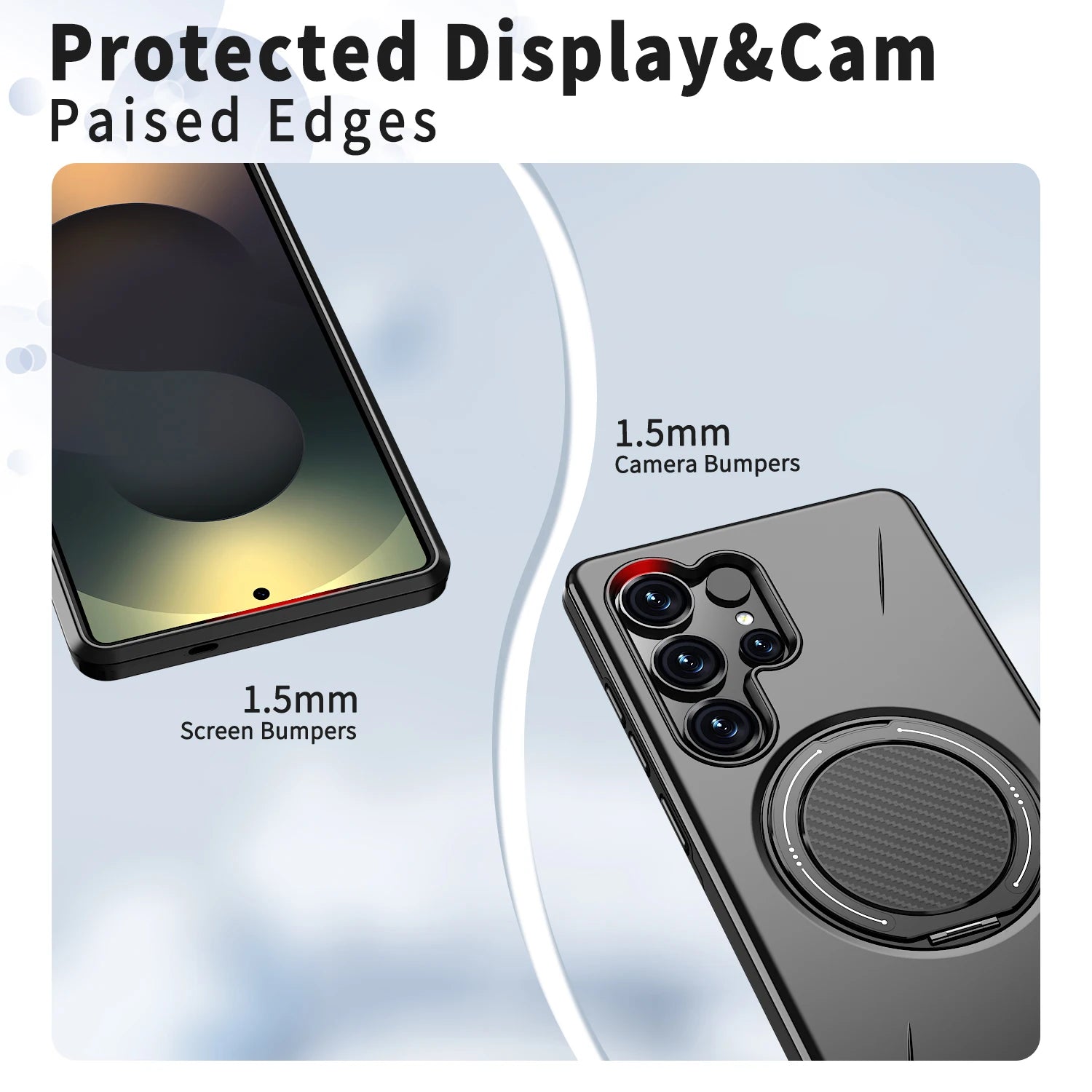 360° Magnetic Bracket Phone Case For Magsafe For Samsung