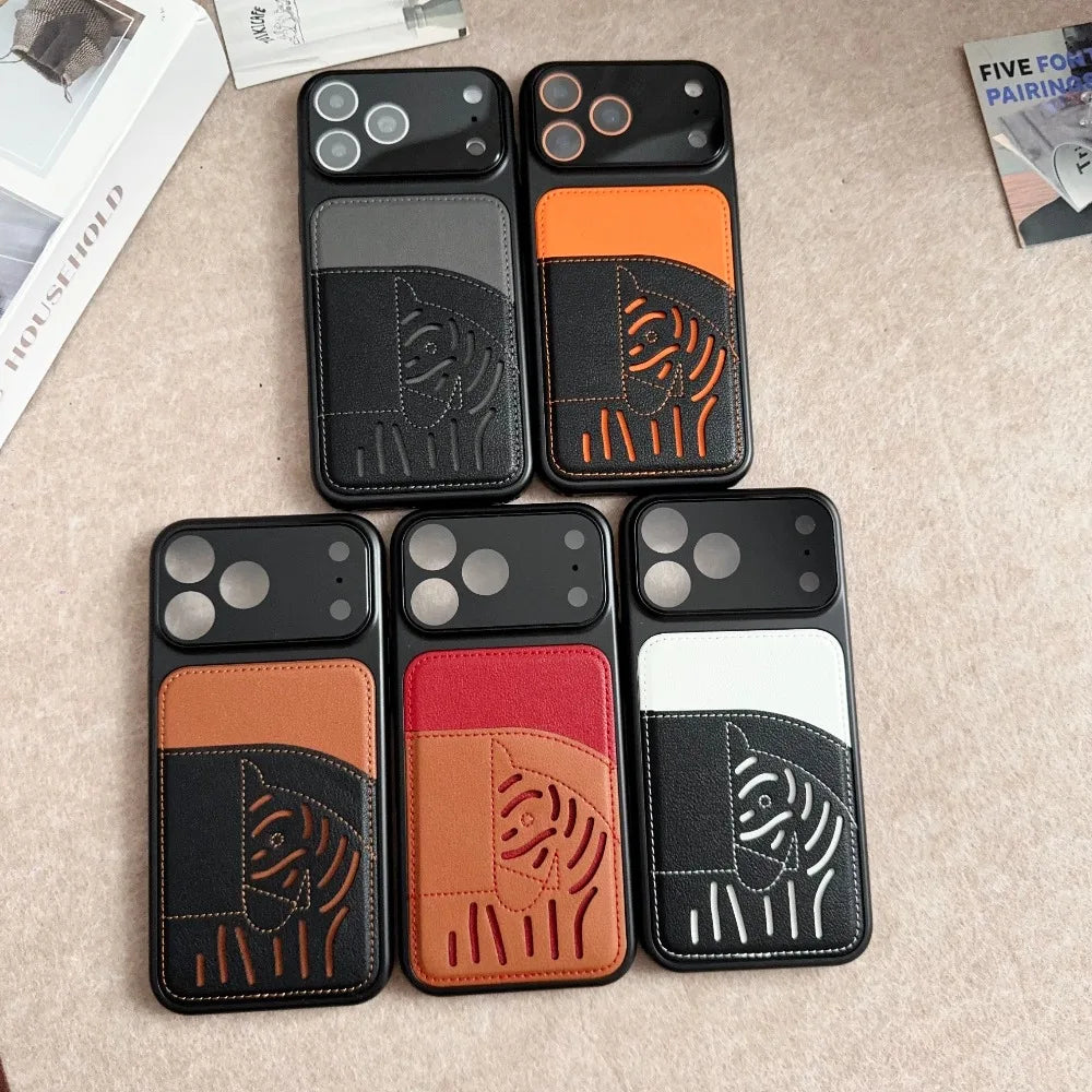 2026 Year of the Horse Card Holder Phone Case for iPhone