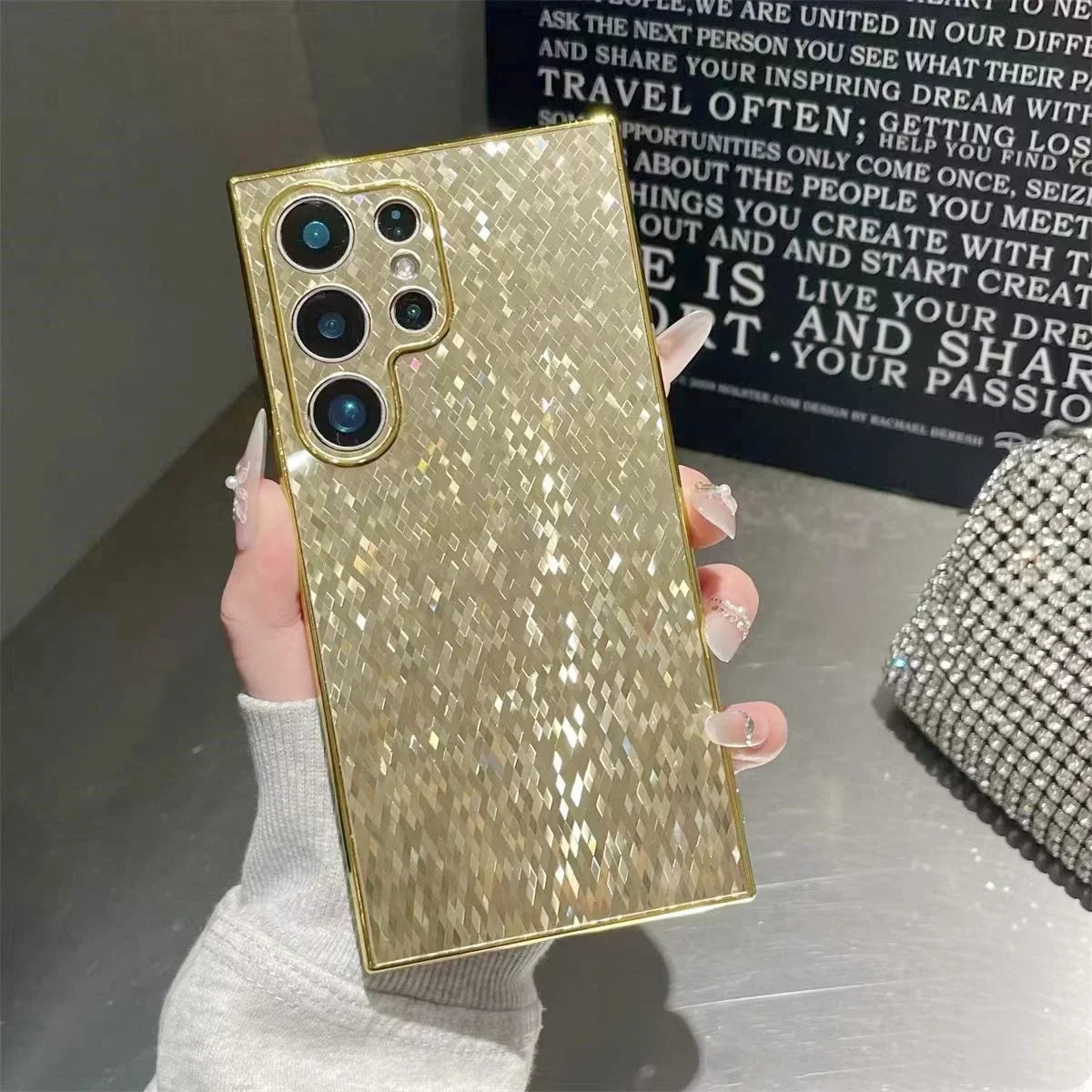 Rhombus sequins Beautiful Shiny Case for Samsung Galaxy