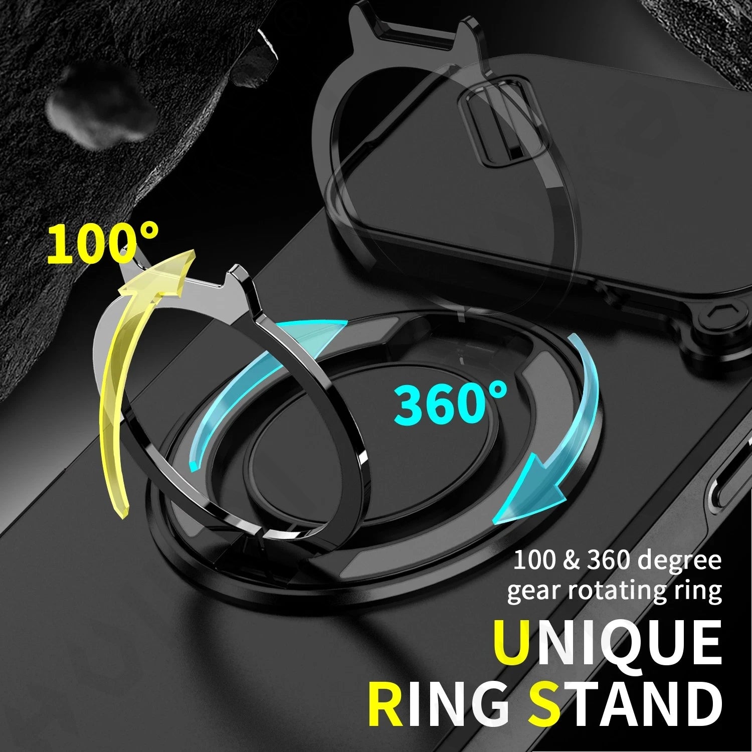 Camera Protection Rugged Ring Shockproof Case  for iPhone