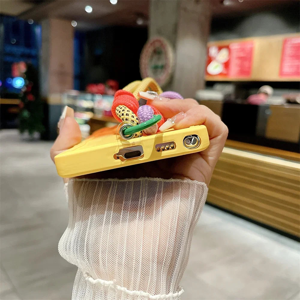 Gradient Love Wave Border Phone Case for Samsung