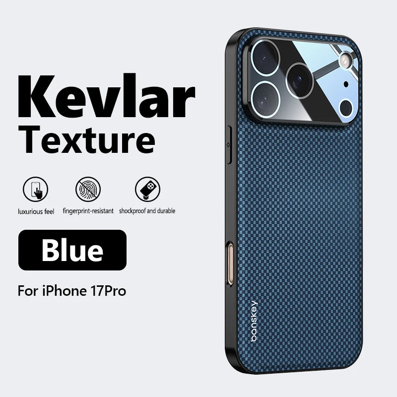 Luxury Matte Carbon Fibre Texture Phone Case for iPhone