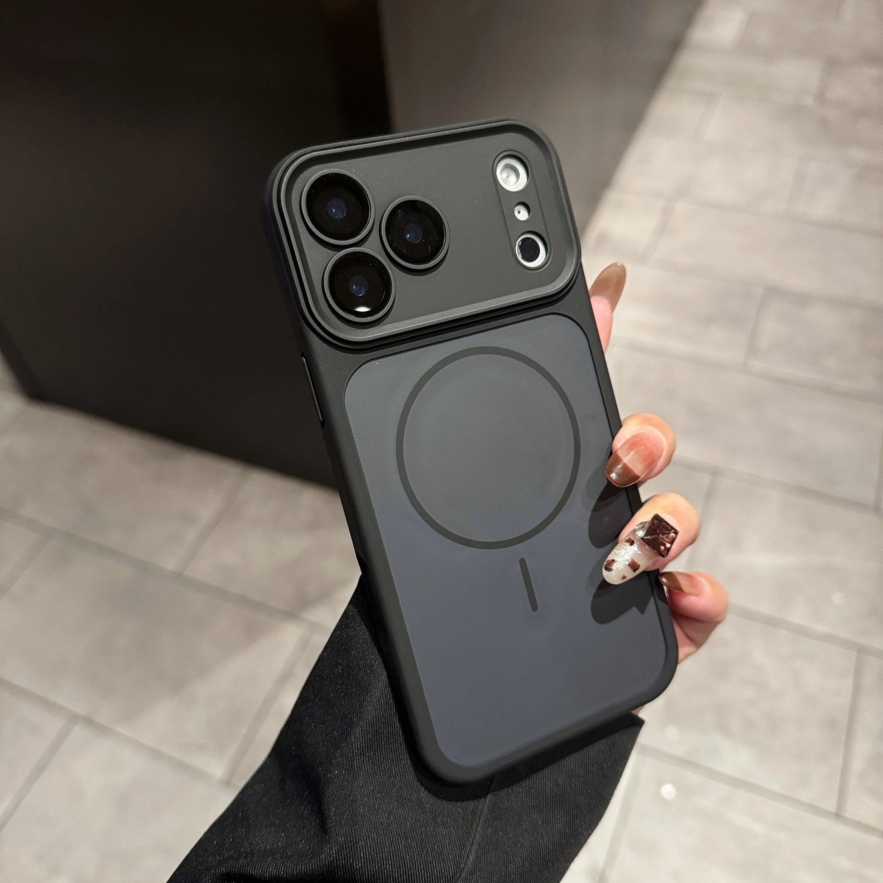 Rugged Armor Bumper Shockproof Matte Case for iPhone