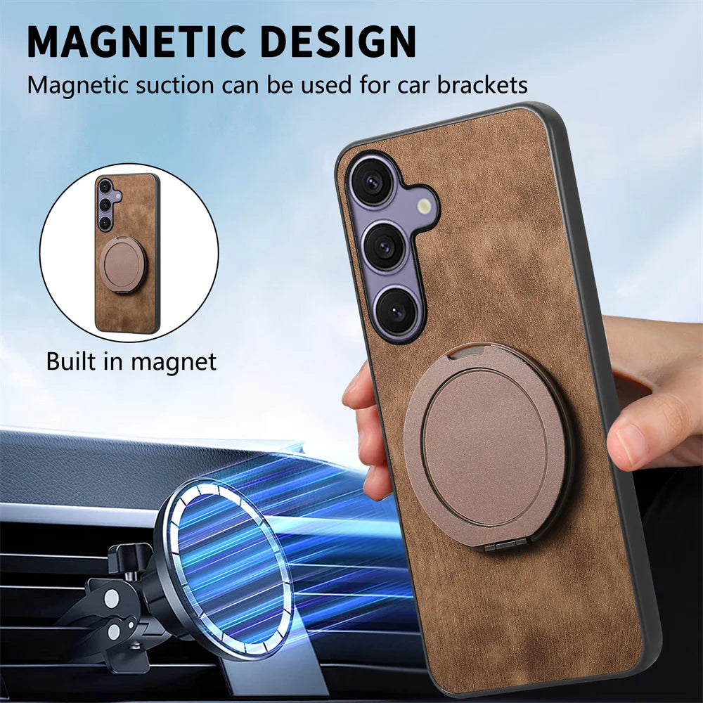 360 ° rotating bracket high-quality phone case for Samsung