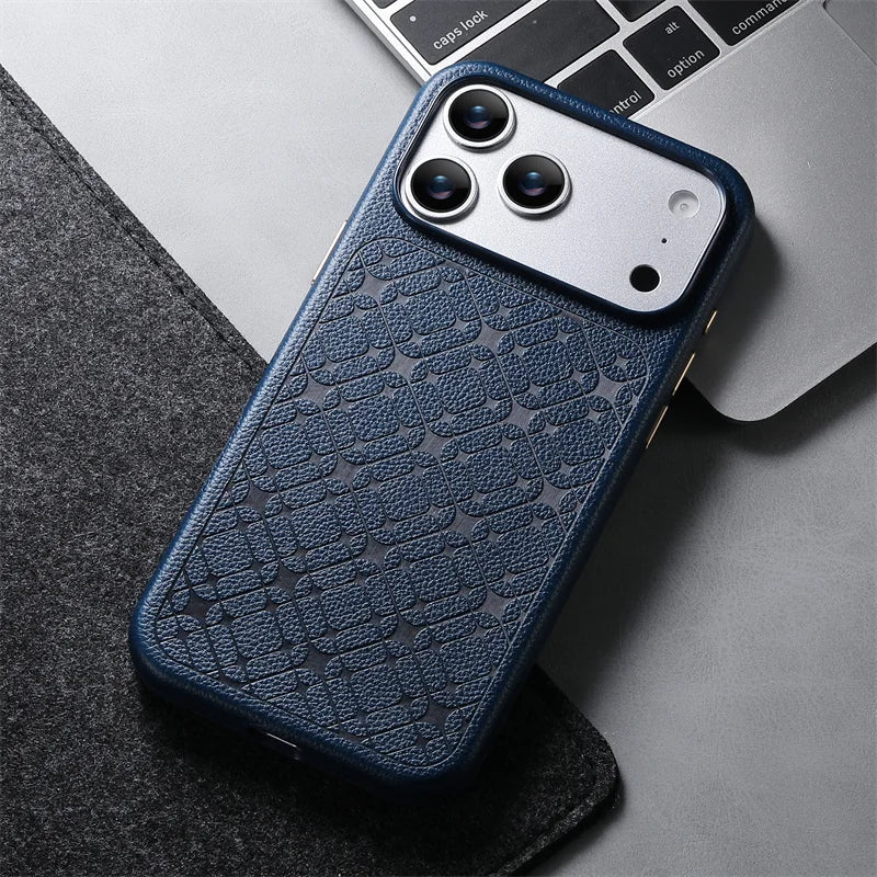 High Quality Lychee Texture Business Leather Case For IPhone