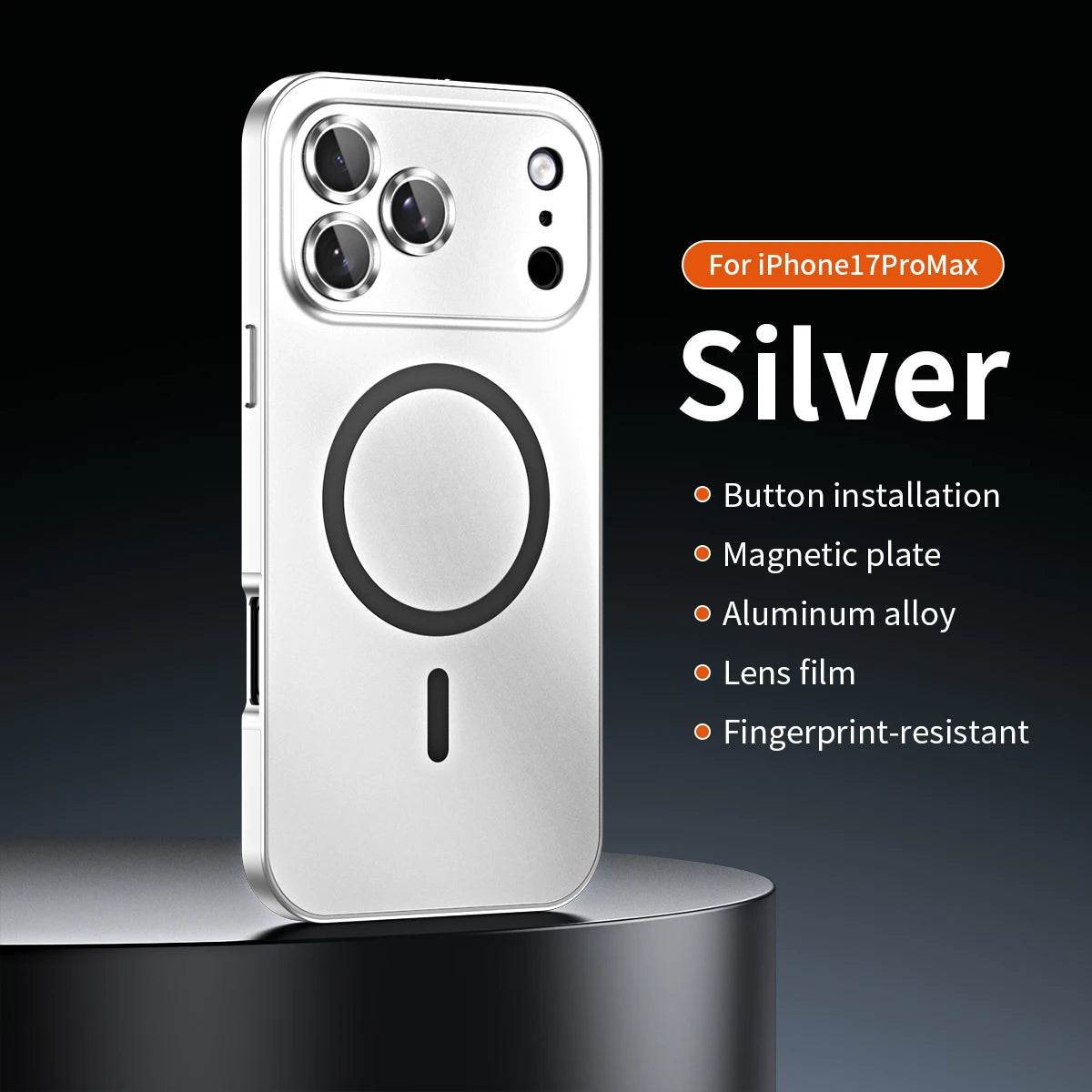Aluminum Metal Frame Magnetic Case For iPhone