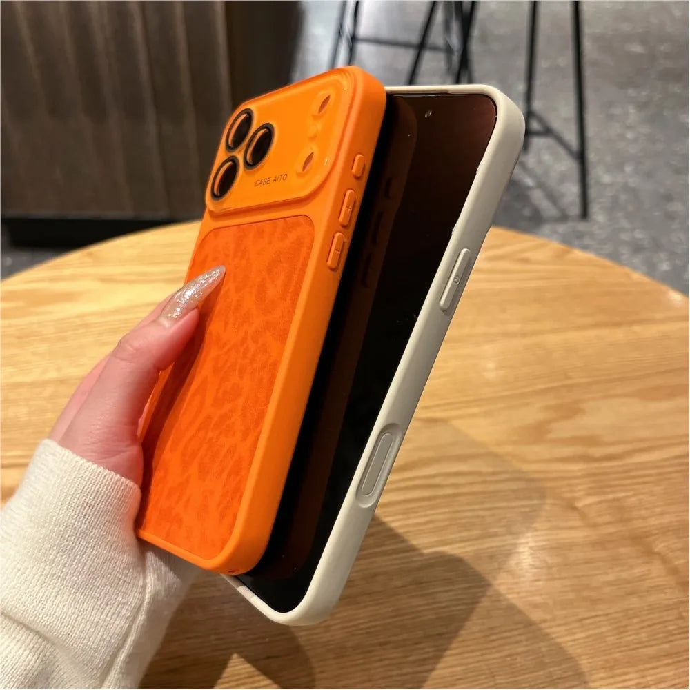 Original Leopard Print Texture Phone Case For iPhone