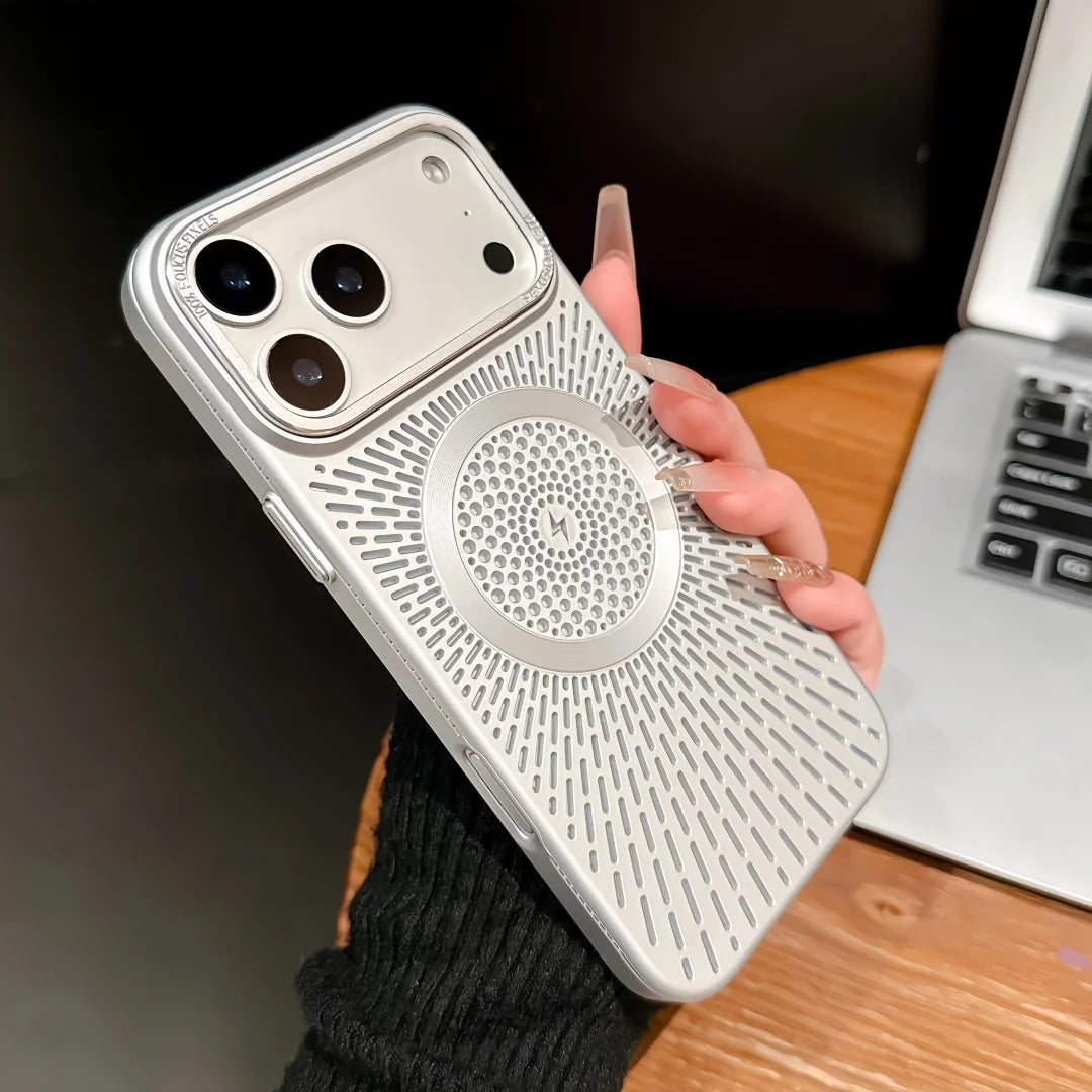 Magsafe Breathable Cooling Hard PC Phone Case for iPhone