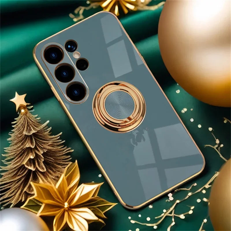 Luxury Tpu Ring Holder Phone Case For Samsung Galaxy