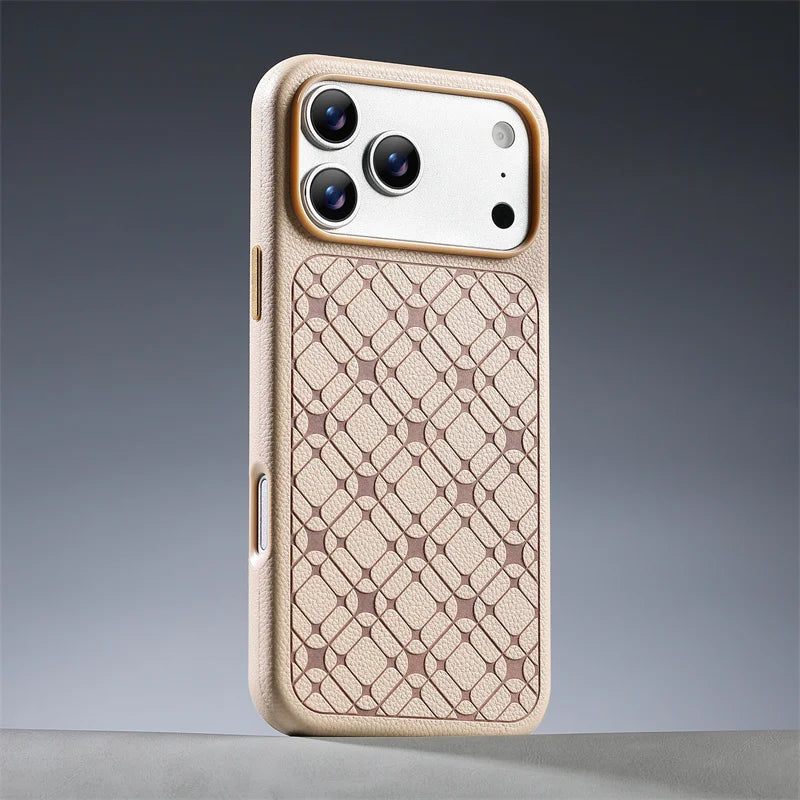 High Quality Lychee Texture Business Leather Case For IPhone