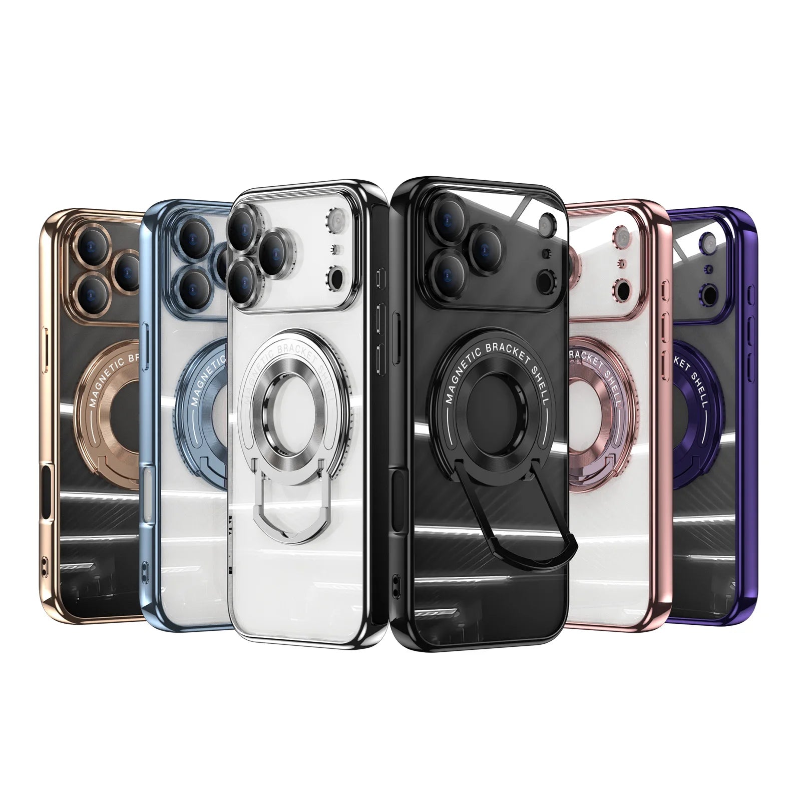 Retractable Folding Stand Magnetic Magsafe Case For iPhone