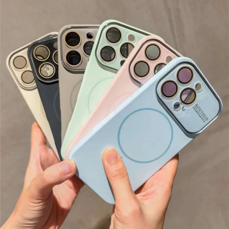 Luxury Mist Liquid Silicone Magsafe Case for iPhone