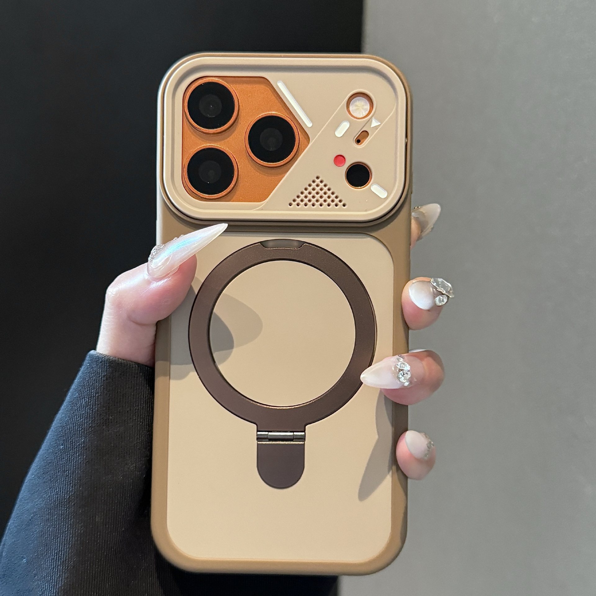Creative Matte Camera-Frame MagSafe Case for iPhone