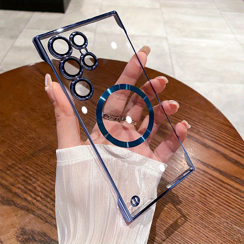 Ultra thin electroplated frameless phone case for Samsung