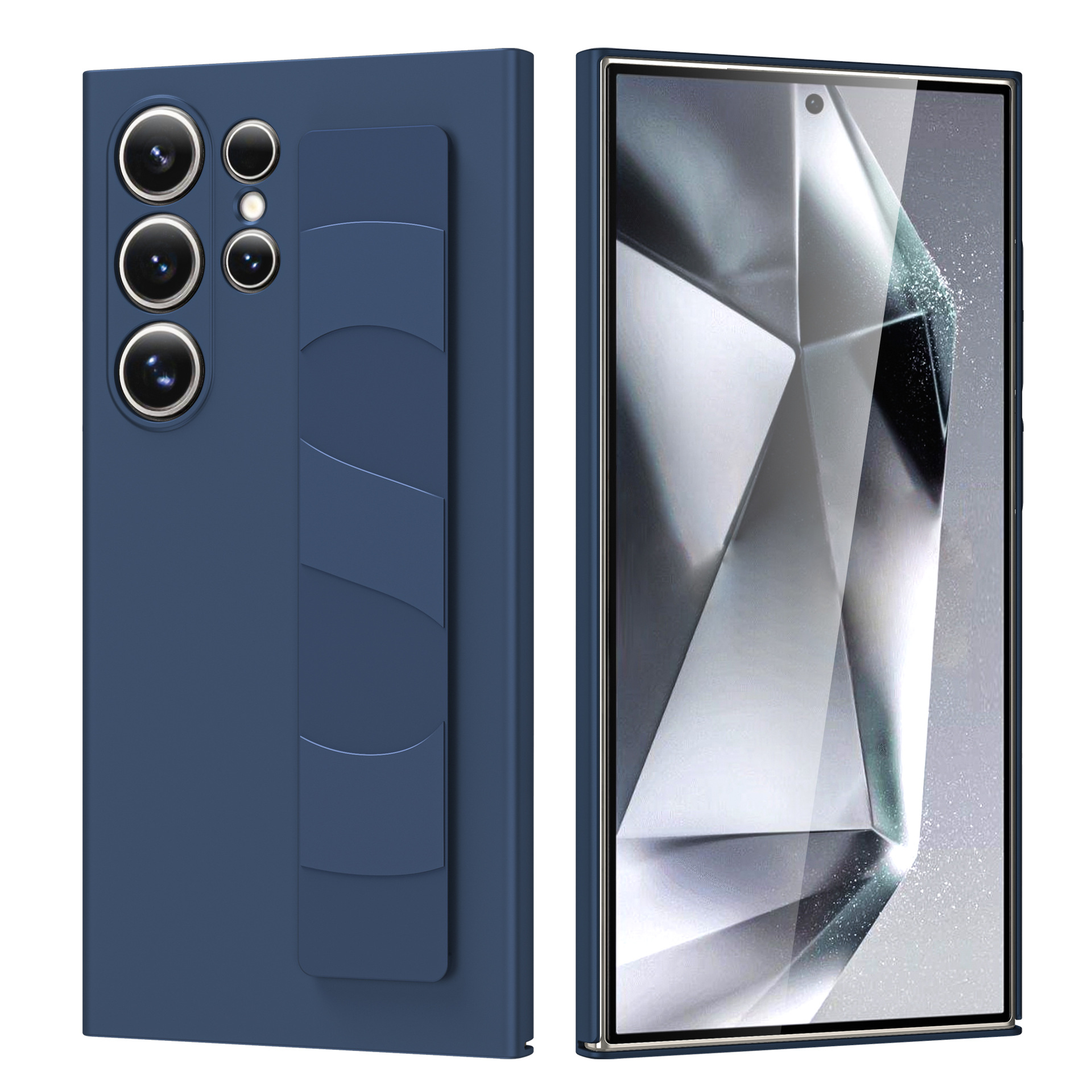 Luxury matte elastic silicone wristband phone case for Samsung