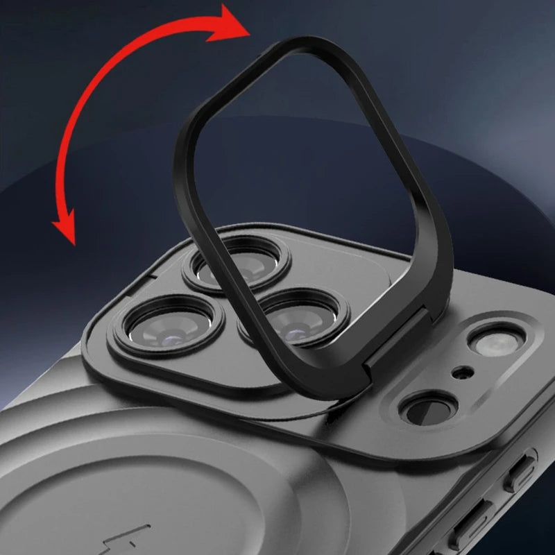 Fold Lens Stand Ripple For Magsafe Case for iPhone