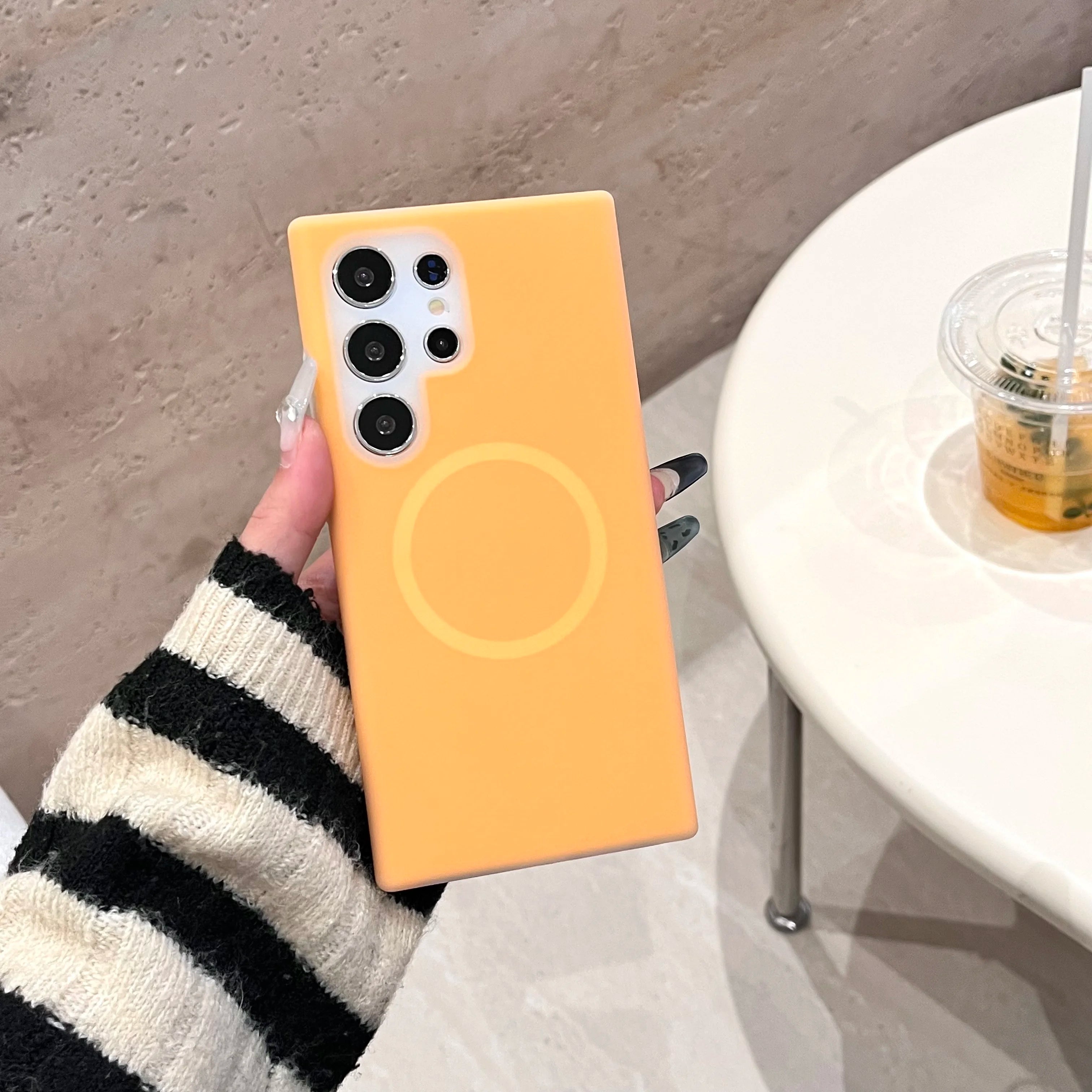 Luxury and fashionable jelly liquid silicone suitable for Samsung