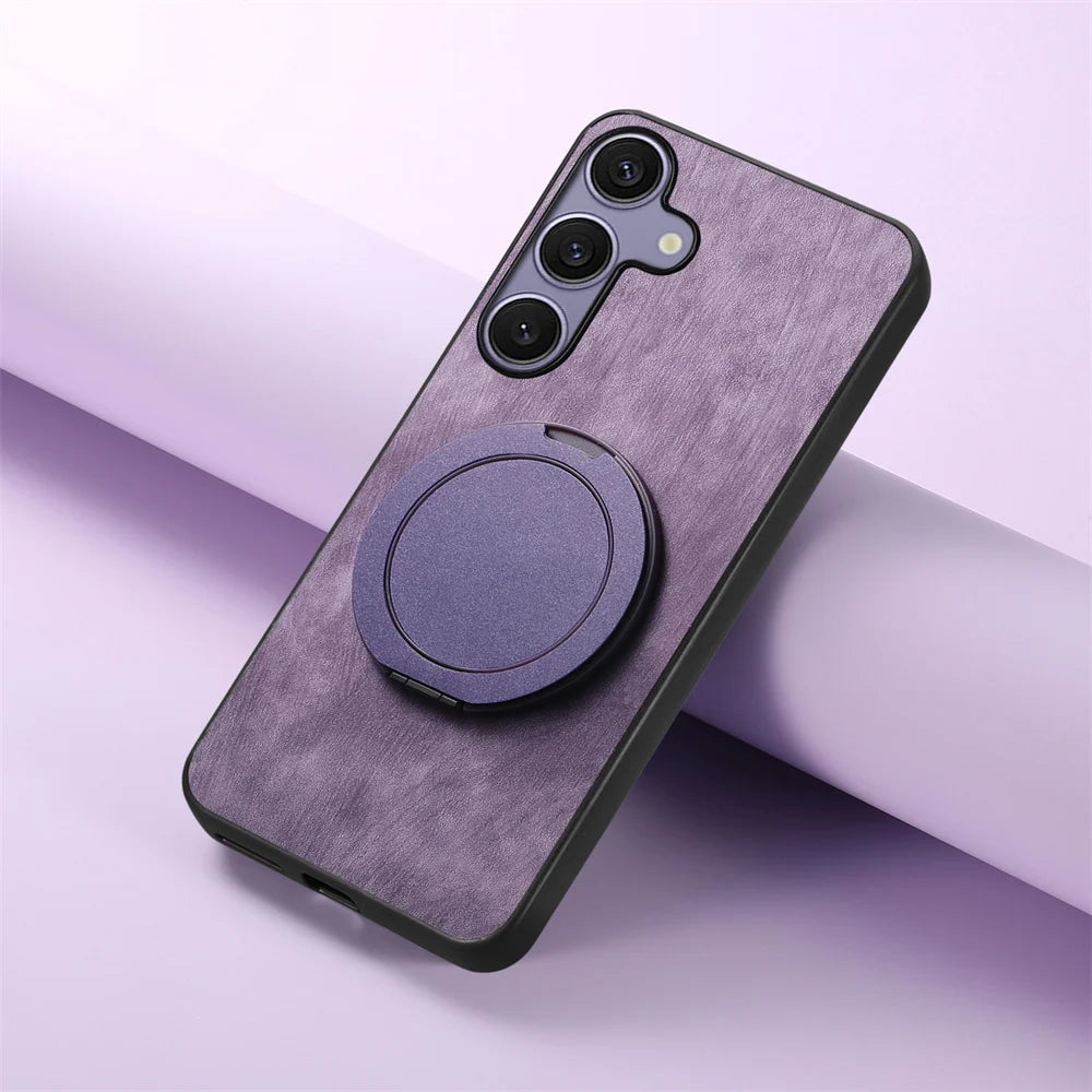 360 ° rotating bracket high-quality phone case for Samsung