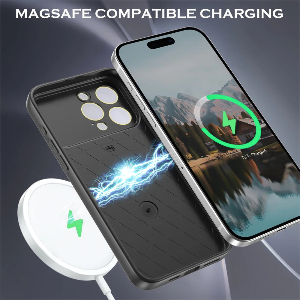 Military Armor Fold Ring Bracket Phone Case For iPhone