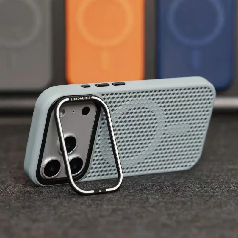 Camera mount mesh cooling case for iPhone For Magsafe
