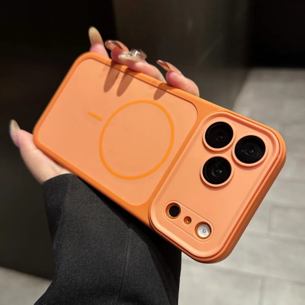 Rugged Armor Bumper Shockproof Matte Case for iPhone For Magsafe