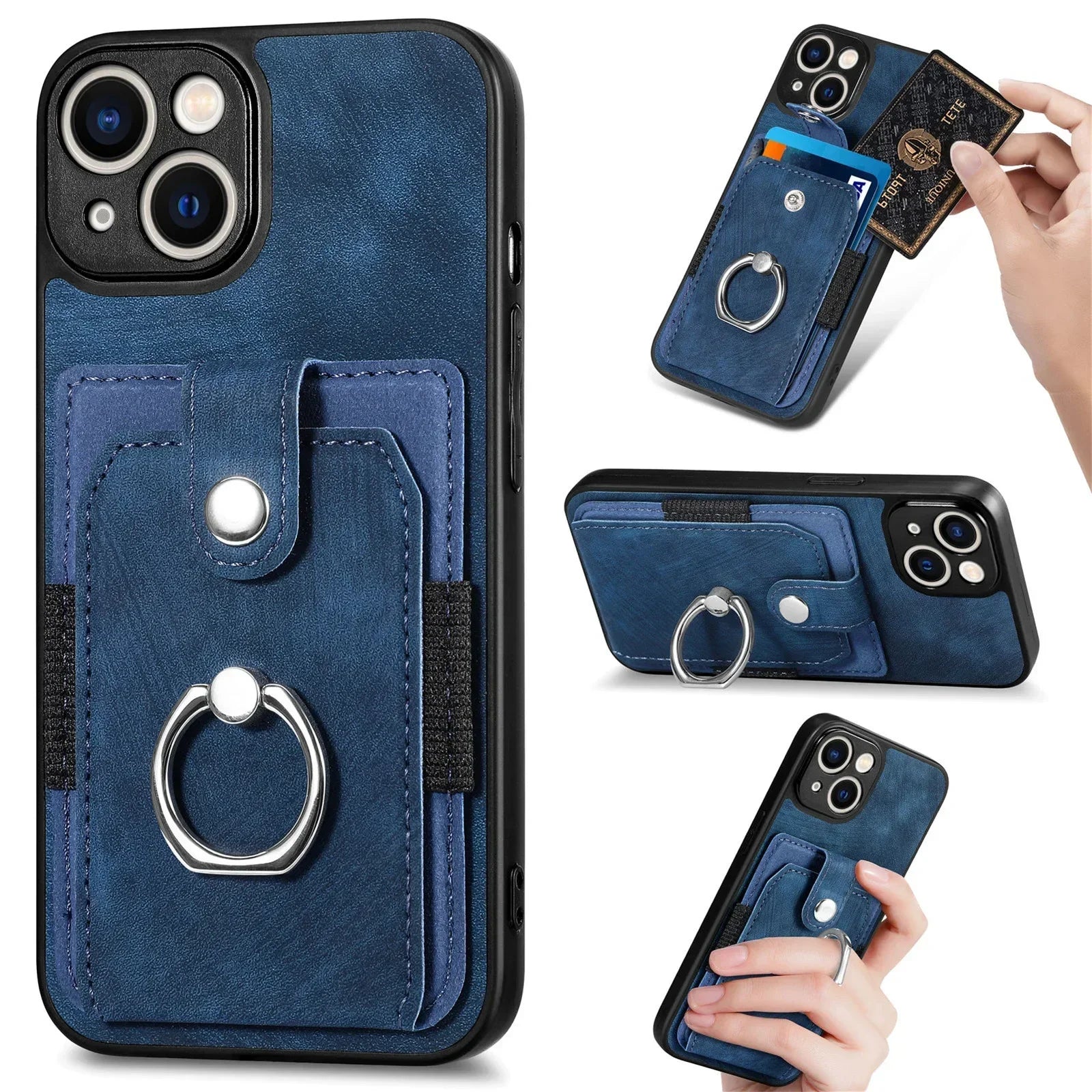 Leather Wallet Card Slot  Magnetic Phone Case for IPhone