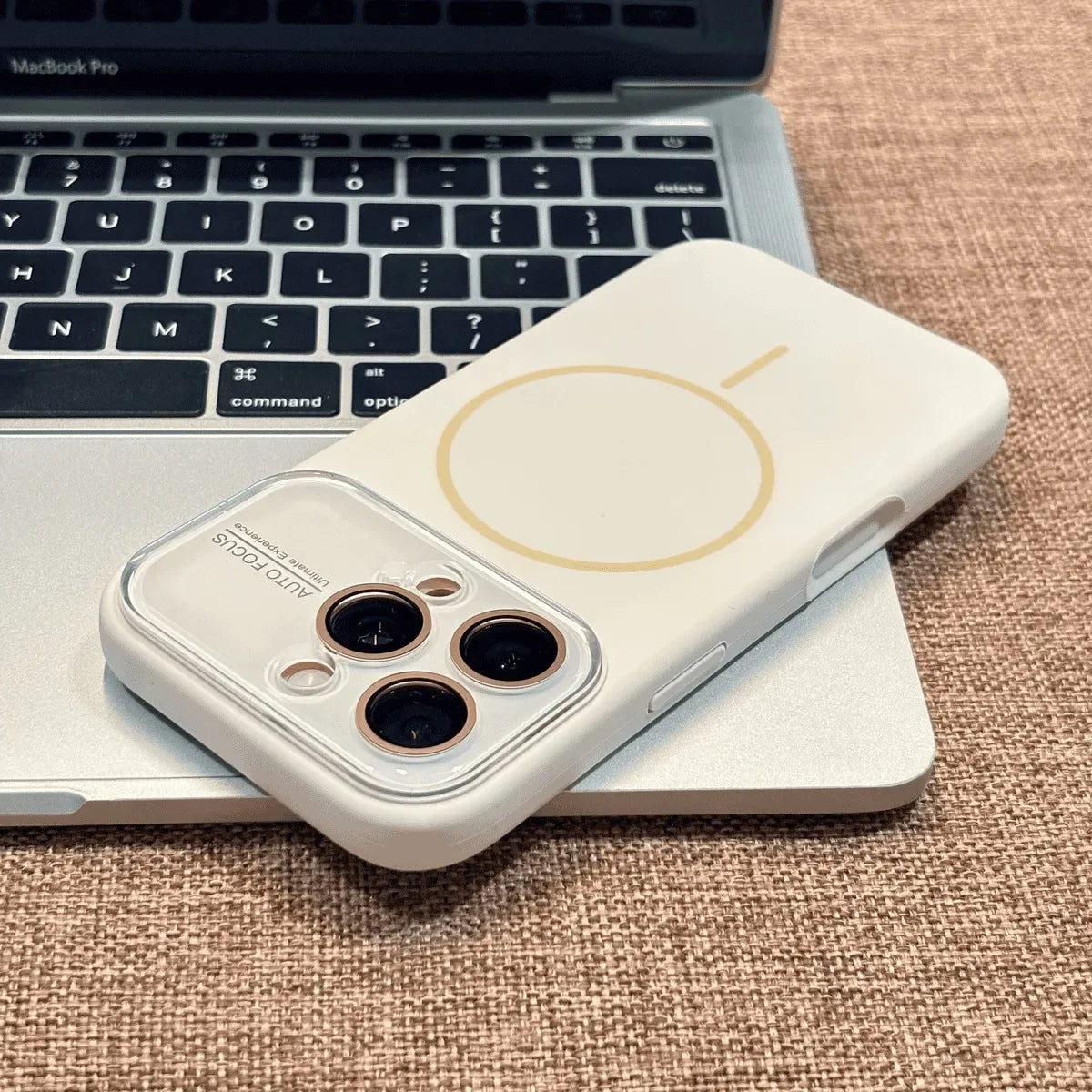 Luxury Mist Liquid Silicone Magsafe Case for iPhone