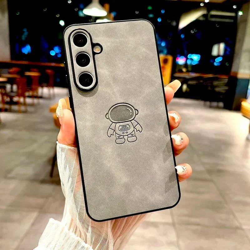 Sheepskin astronaut phone case for Samsung