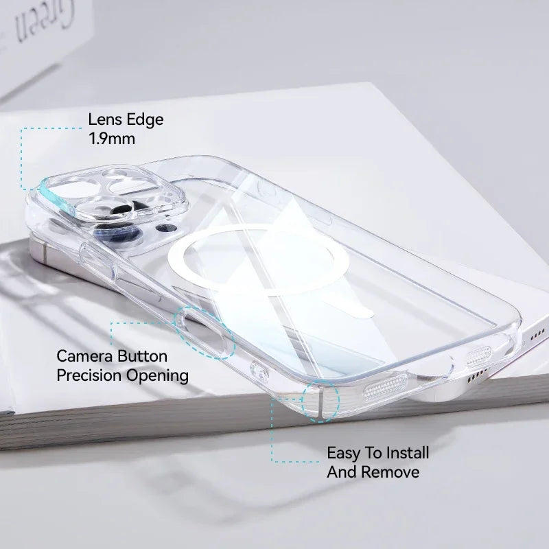 Anti yellow transparent protective case for iPhone