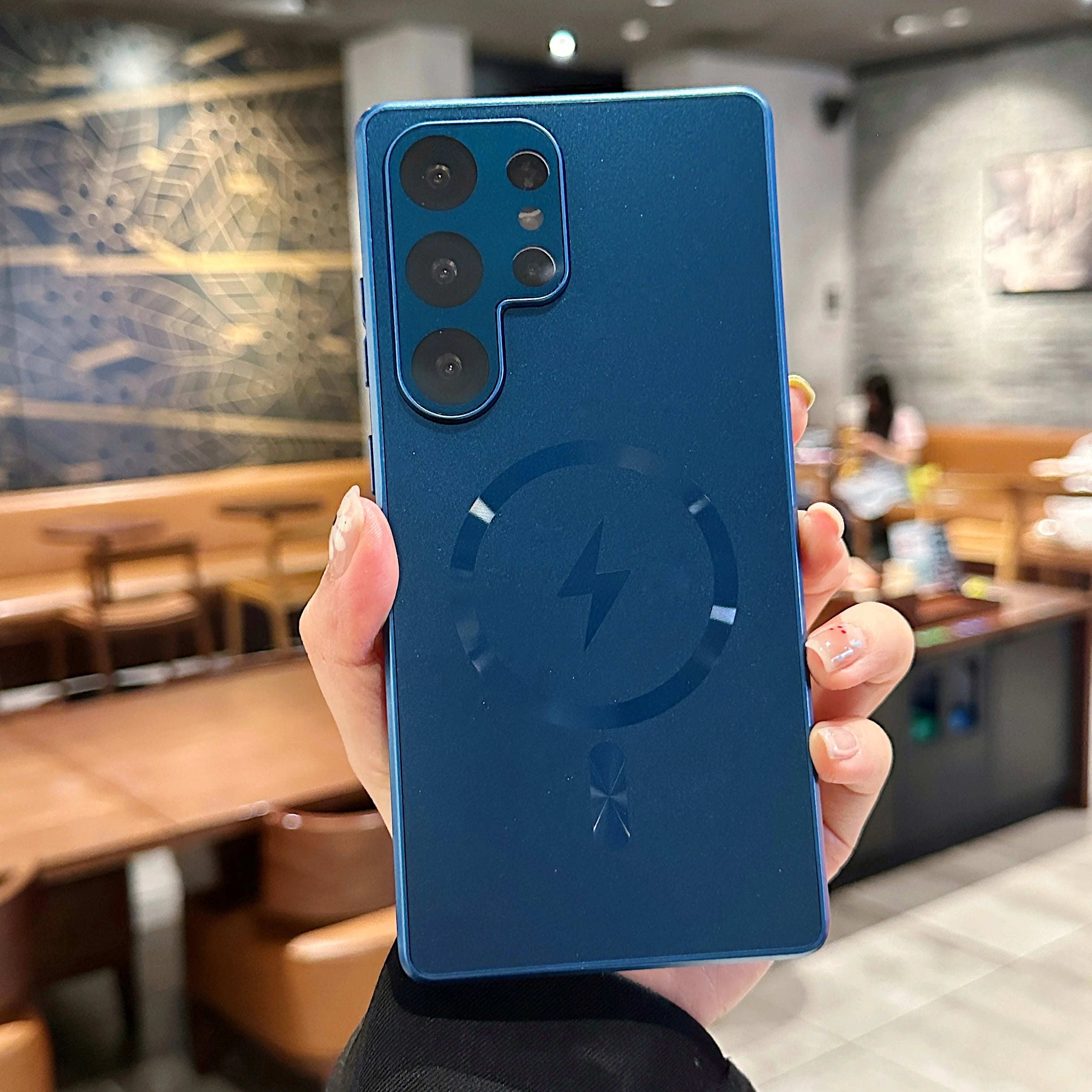 Titanium Original AG Matte Magnetic For Magsafe Case For Samsung