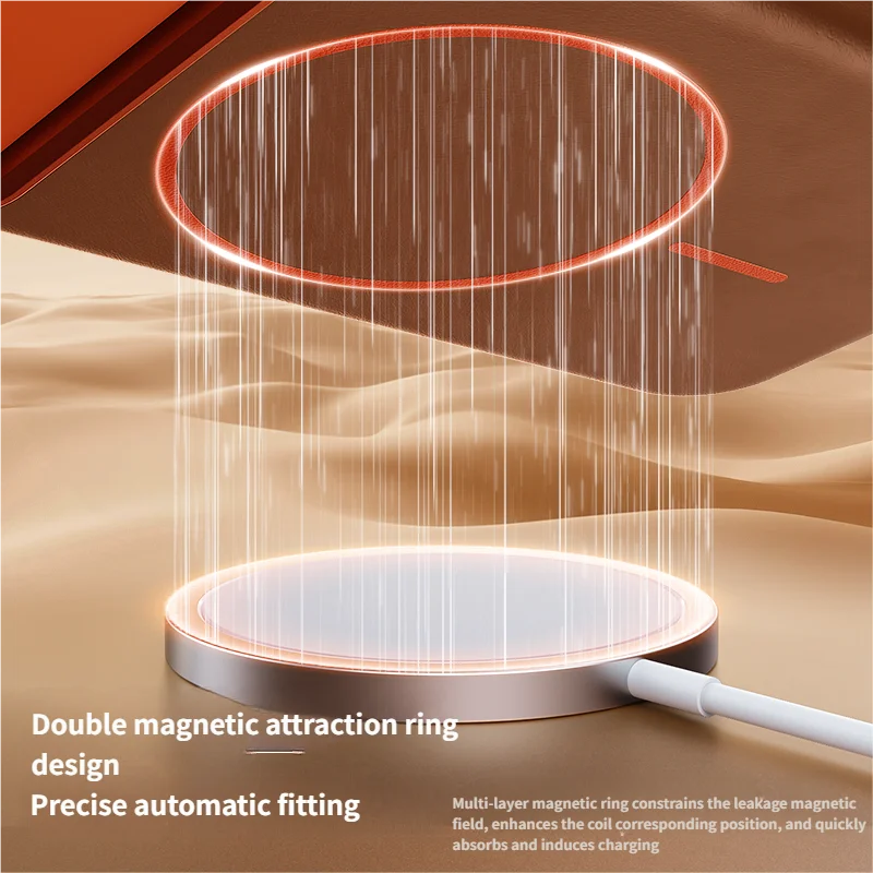 High-End Leather Texture Magnetic Phone Case for IPhone for Magsafe