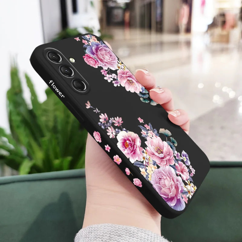 Flower Silicone Case For Samsung