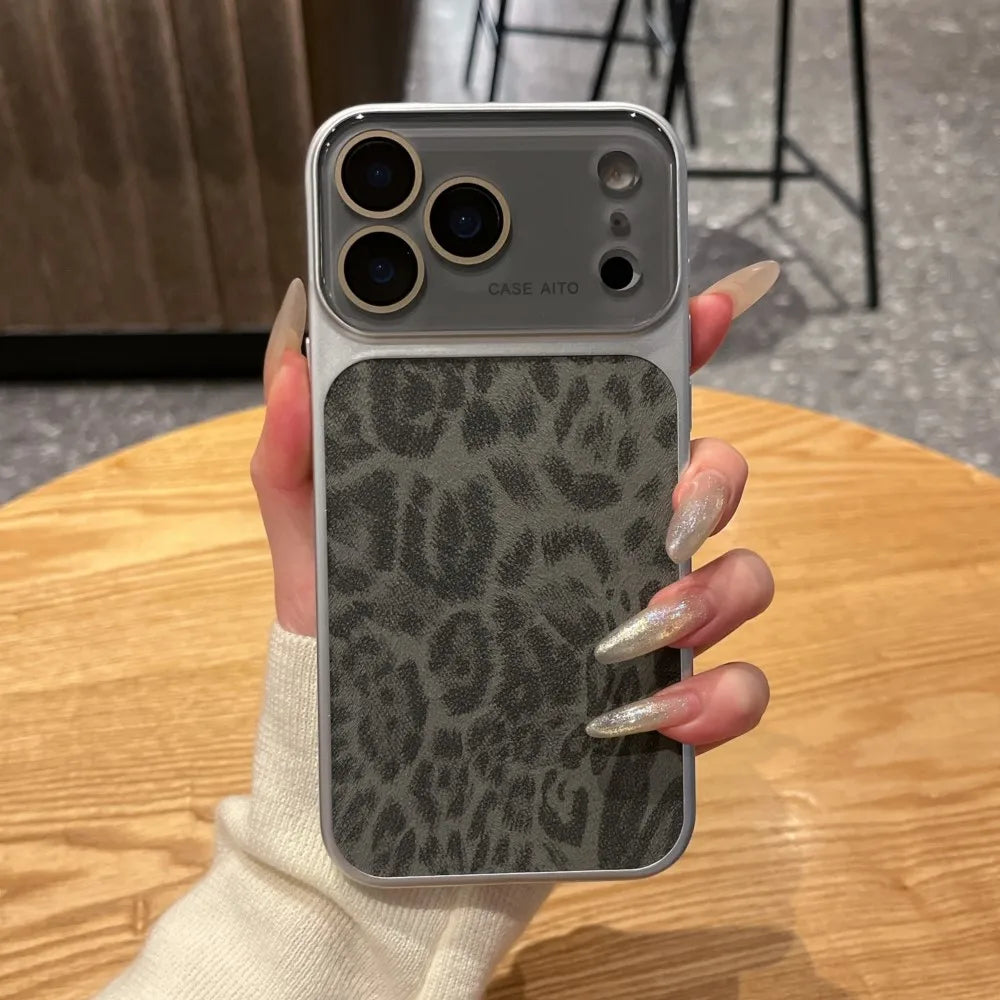 Original Leopard Print Texture Phone Case For iPhone