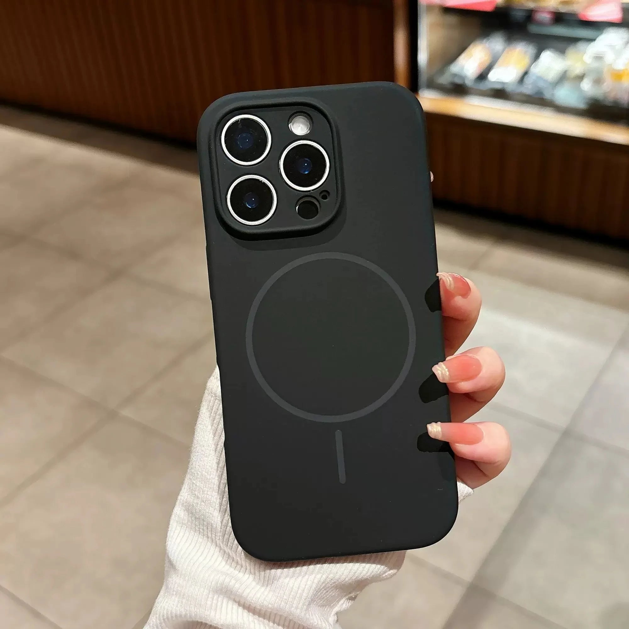 Excellent fluorescent matte silicone phone case for iPhone