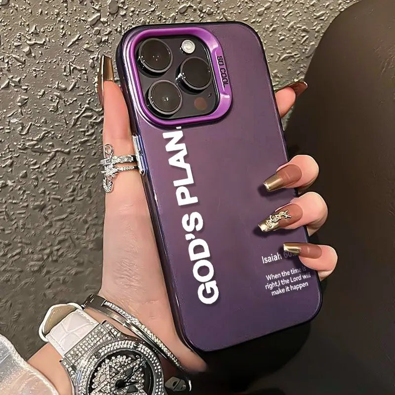 God Has Plan For You - Meaningful Holographic Protective Case for iPhone