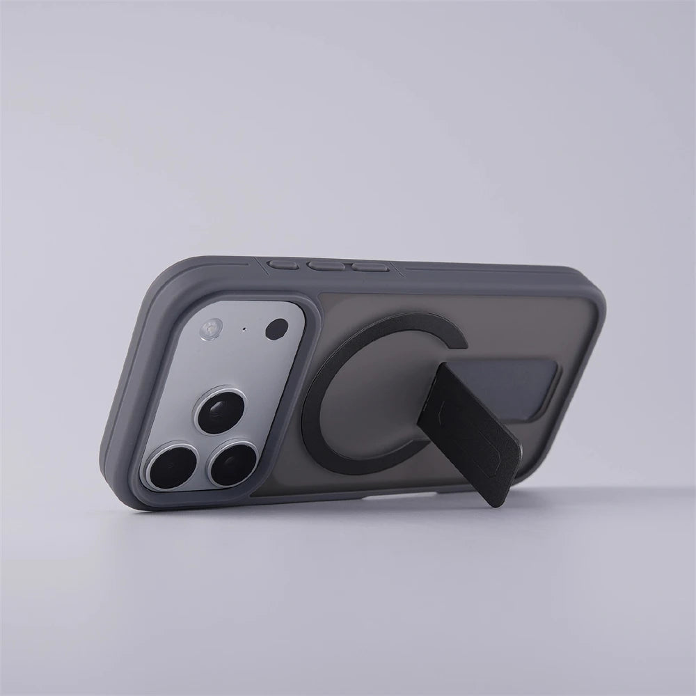 Matte Translucent Holder Magnetic Case for IPhone For Magsafe