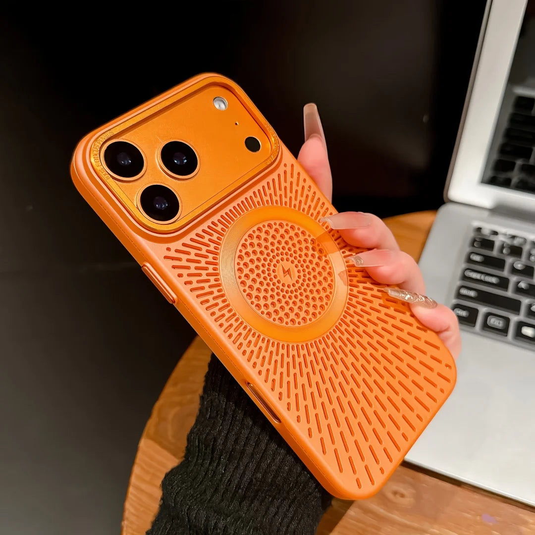 Magsafe Breathable Cooling Hard PC Phone Case for iPhone